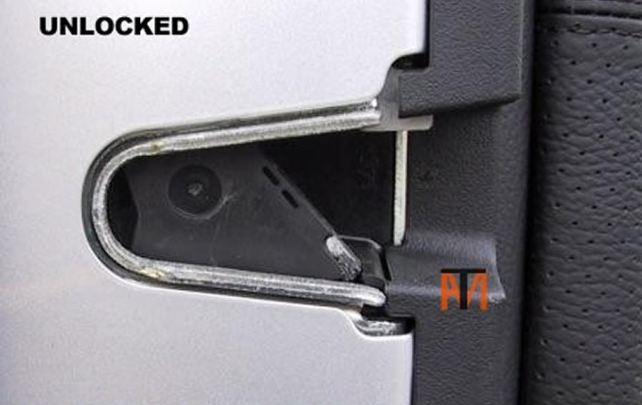 Car door jammed